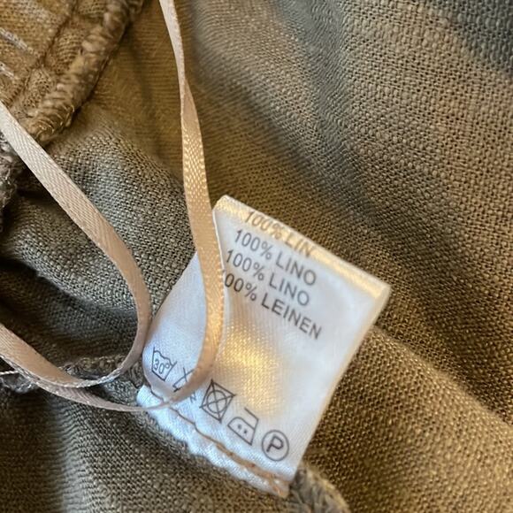 NASTY GAL Is It Crop In Here     Linen Drawstring Pants Small S - Picture 7 of 7